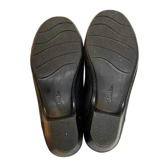 Clarks Bendables Ingalls Siene Black Leather Mary Jane Shoes - Picture 5 of 6